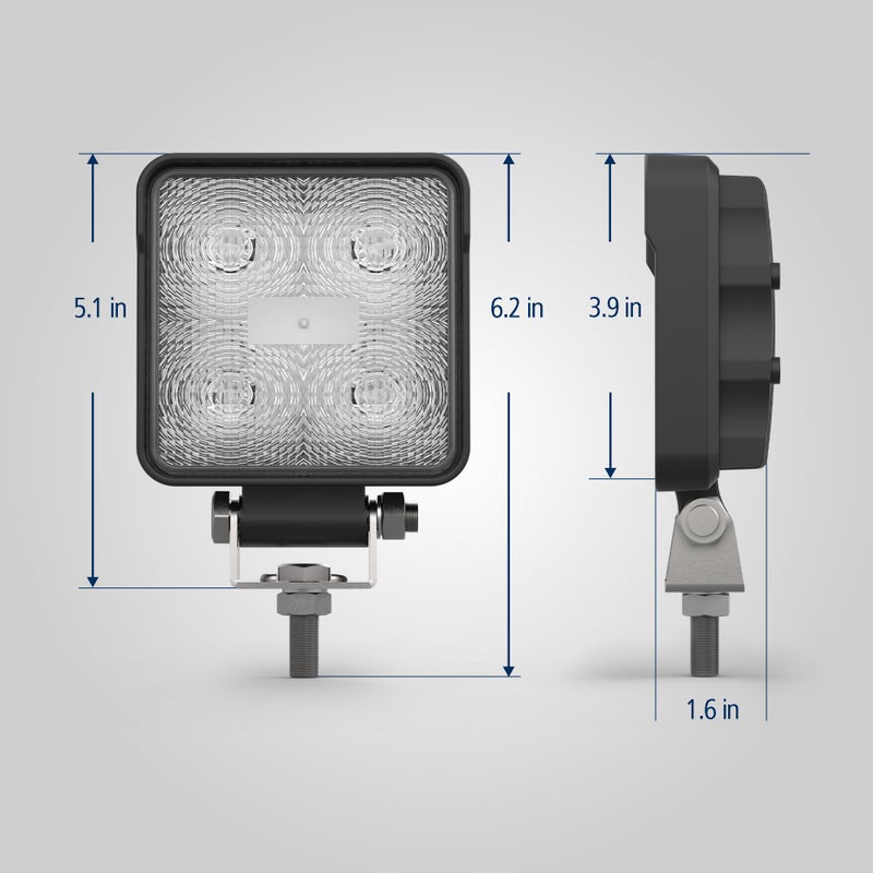 ECCO E92007 Square Flood Beam Work lamp - Image 5